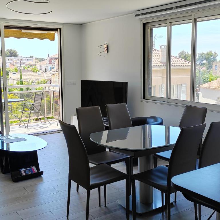 Pointe Rouge beach, dive, sail and seaview - Apartment mit 1 Schlafzimmer - 5