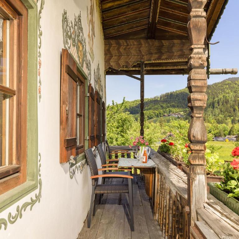 Schwabenbauernhof-Tradition und Moderne erleben - Apartment mit Blick auf die Berge - 9
