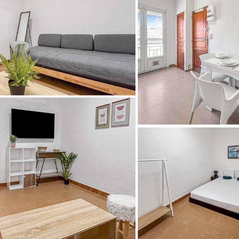 T2, Idéal pour explorer Perpignan à pied - 20 min à pied du centre - Appartement 1 Chambre - 8
