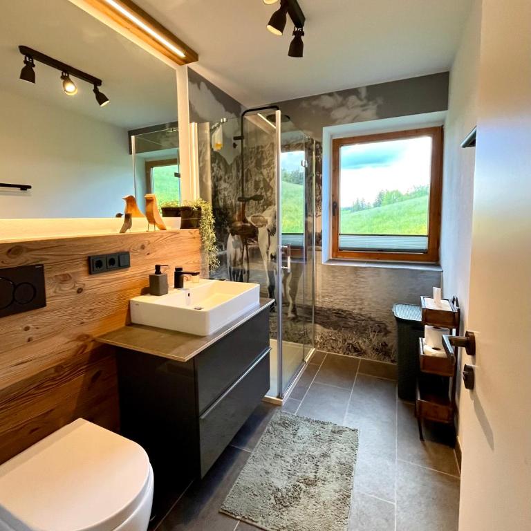Bergchalet mit Pool und Sauna, ganz nah am Bikepark Weitnau, direkt am Skilift - Apartment mit 1 Schlafzimmer - 2