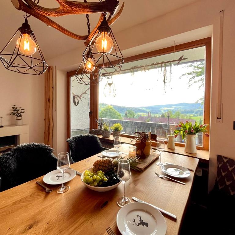 Bergchalet mit Pool und Sauna, ganz nah am Bikepark Weitnau, direkt am Skilift - Apartment mit 1 Schlafzimmer - 1