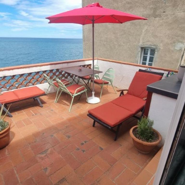Maison sur la roche, vue mer exceptionnelle, quartier des peintres, calme, clim et wifi, parking privé, plages à pied - Casa con 1 dormitorio - 24