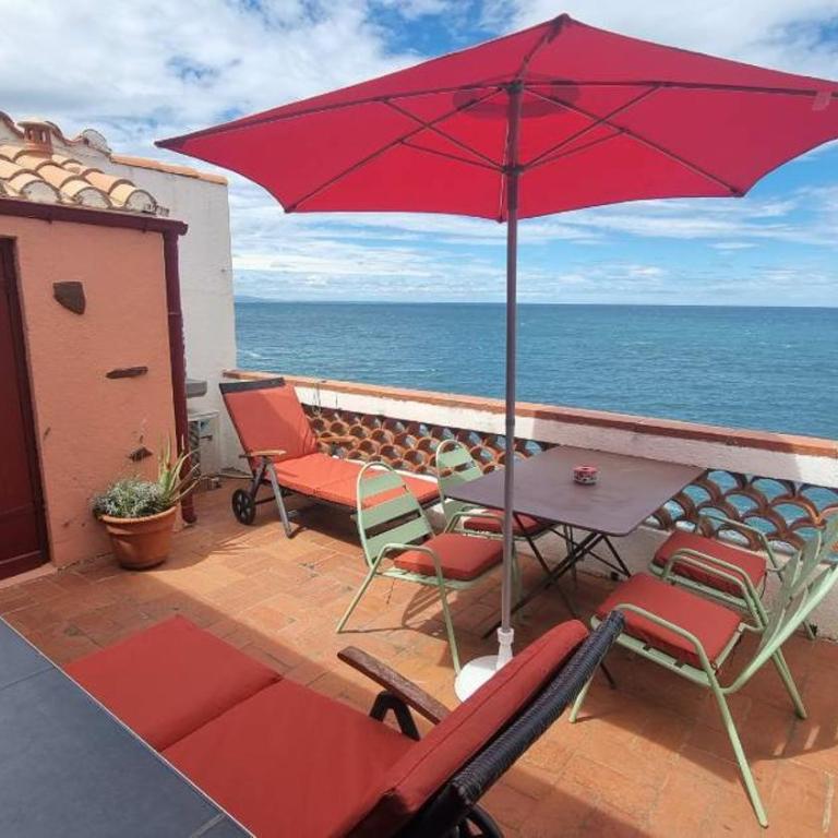 Maison sur la roche, vue mer exceptionnelle, quartier des peintres, calme, clim et wifi, parking privé, plages à pied - Casa con 1 dormitorio - 25