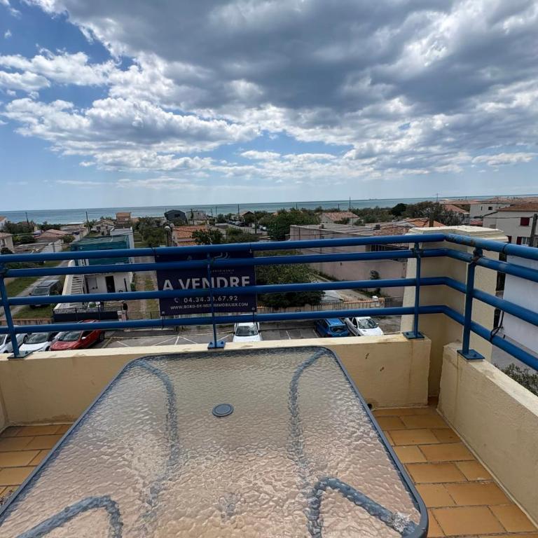 Terrasse panoramique à 180 vue mer et étang - Appartement - 17