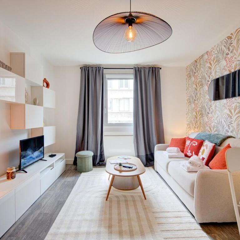 Le 36 Quai -Tours Gare au pied de l'immeuble - Hyper Centre - Monolocale con Divano-Letto - 1