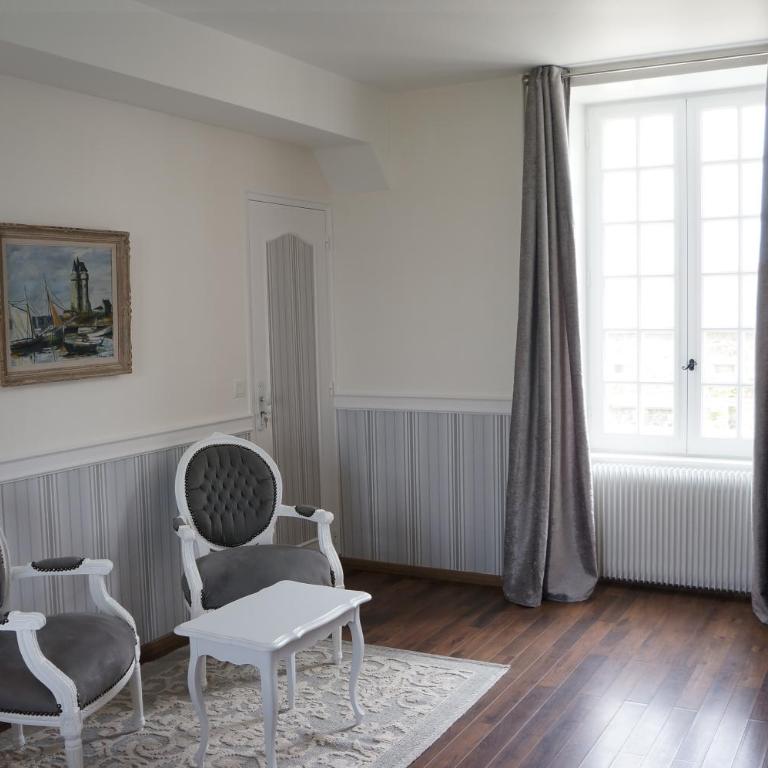 Manoir 1685 Saint Malo - Chambre Lit King-Size Deluxe - 7