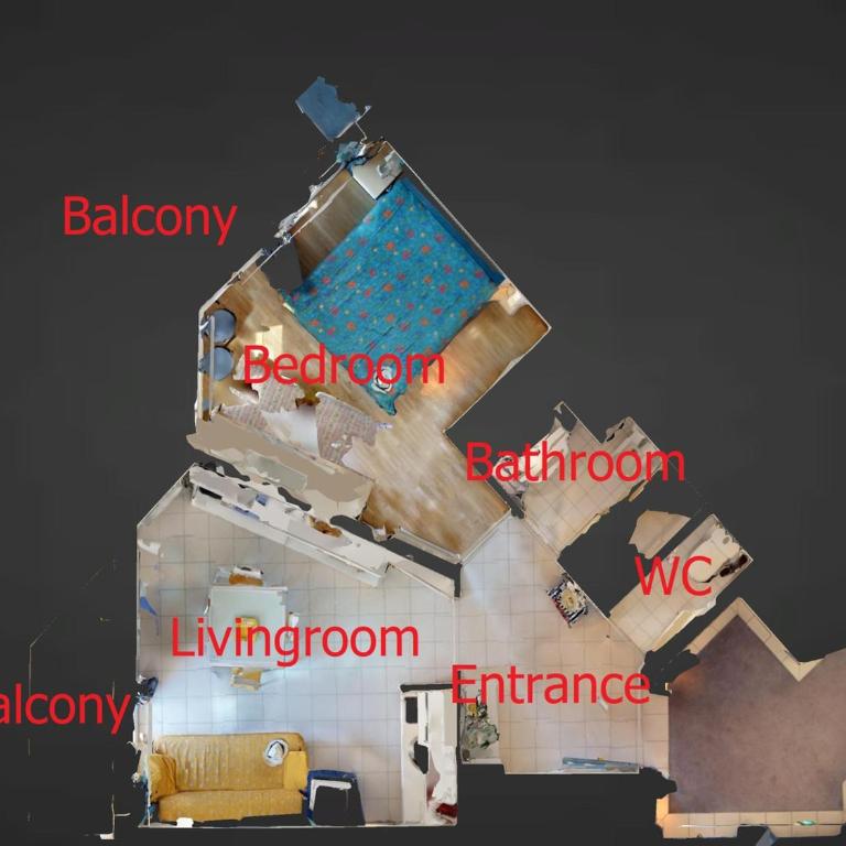 Coquet 2P avec 2 balcons, clim, parking et Wi-Fi gratuit, en plein centre de Menton - FR-1-196-157 - Apartment (4 Erwachsene) - 14