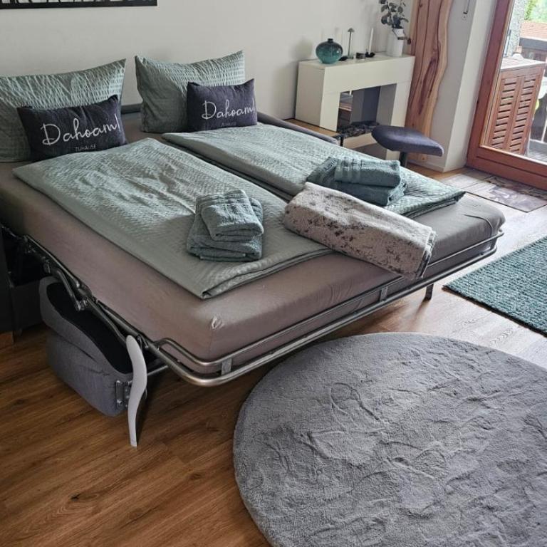 Bergchalet mit Pool und Sauna, ganz nah am Bikepark Weitnau, direkt am Skilift - Apartment mit 1 Schlafzimmer - 14