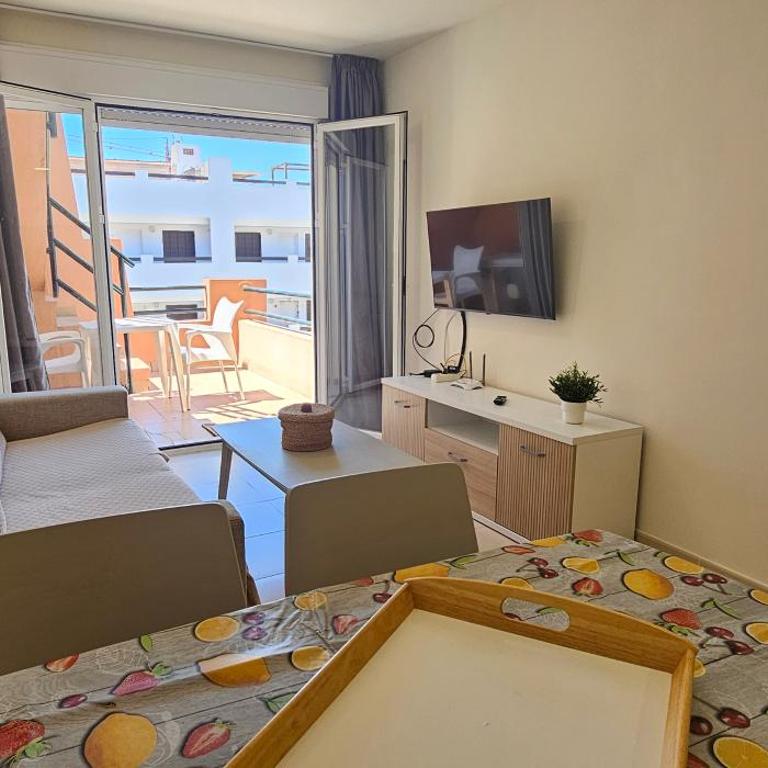 Apartamentos Paraíso Vera Playa, Ed Tahiti, Atico A a pie de Playa, piscina privada en solárium, WI-FI - Apartamento Ático - 17