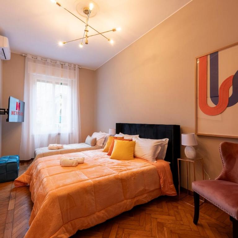 Luxury Center - Next to the Sea- Aria condizionata - Free Parking - Appartamento con 3 Camere da Letto - 6
