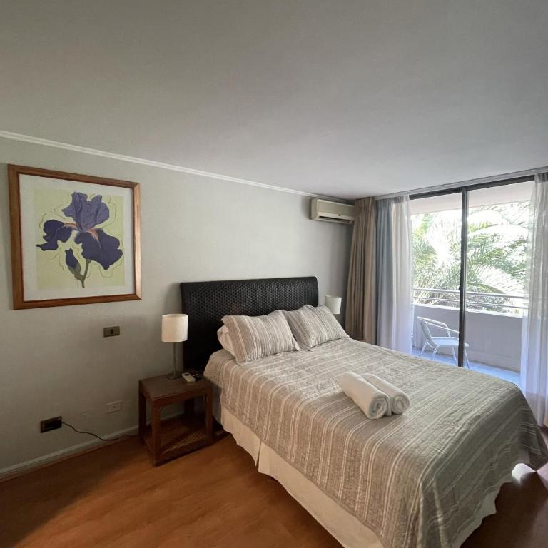 Amplio I Las Condes I Calefacción I Estacionamiento I Vista en Azotea I Sofá cama I Mall Costanera - Apartamento de 1 dormitorio - 2