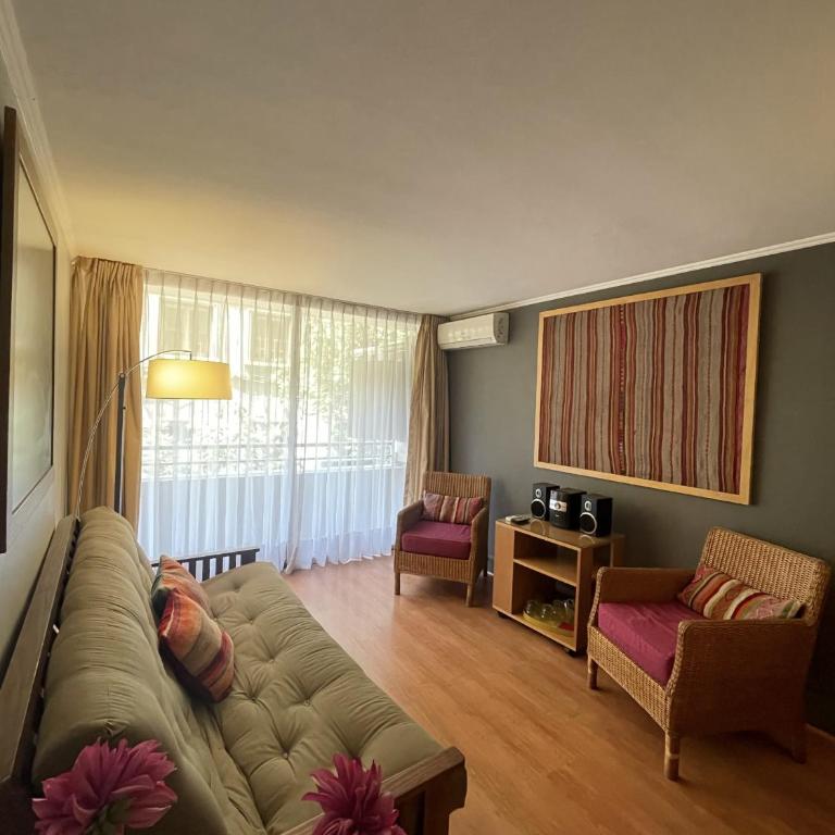 Amplio I Las Condes I Calefacción I Estacionamiento I Vista en Azotea I Sofá cama I Mall Costanera - Apartamento de 1 dormitorio - 19
