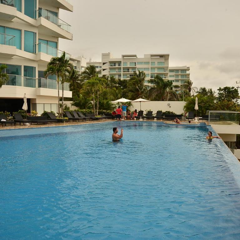 Moderno 3 Alcobas Frente a Playa - Apartment with Sea View - 29