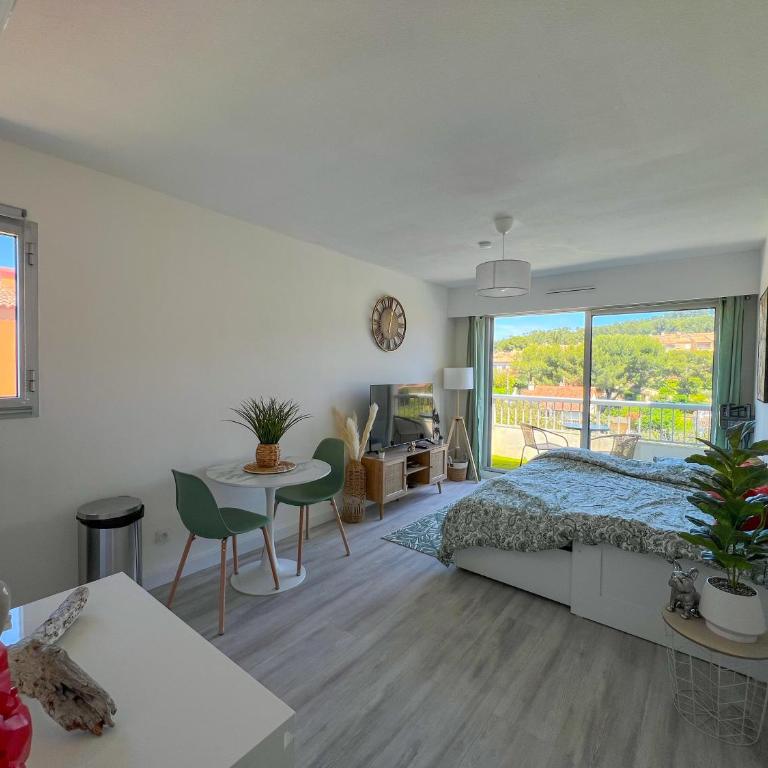 Studio Emeraude Proche Plage Clim Balcon Dernier Etage Parking - Saint Mandrier Sur Mer - Pin Rolland - Apartment mit Balkon - 6