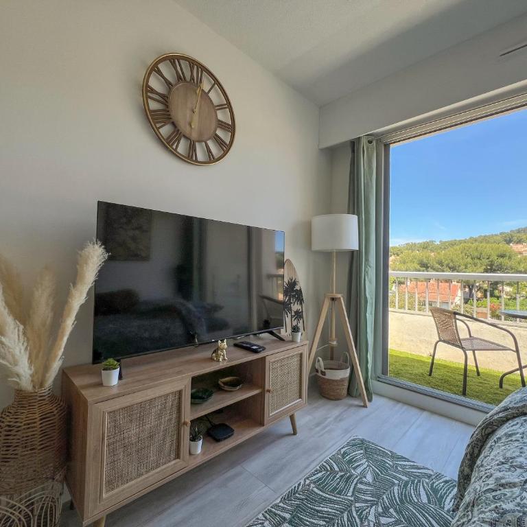 Studio Emeraude Proche Plage Clim Balcon Dernier Etage Parking - Saint Mandrier Sur Mer - Pin Rolland - Apartment mit Balkon - 5