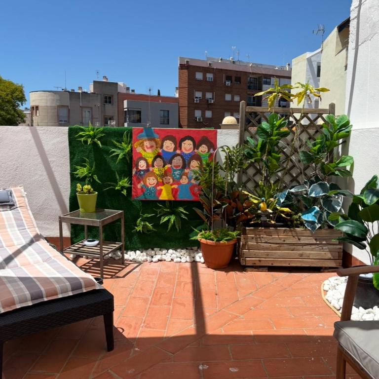 Habitación en Calle Molino - Studio with Terrace - 8