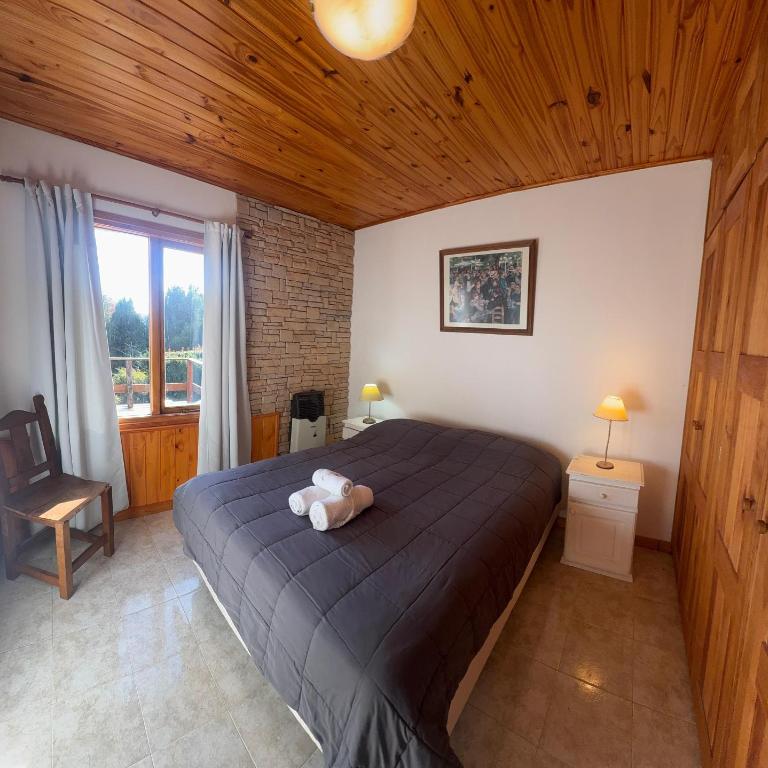 Casa de montaña con vistas al lago y a los cerros - Three-Bedroom Chalet with lake view - 16