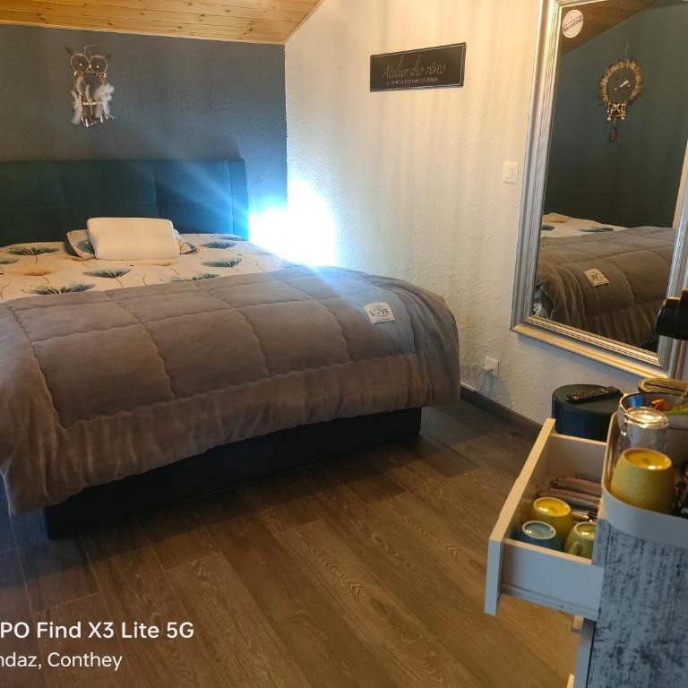 Alt'O Martinets 28, 1996 Basse-Nendaz - Doppelzimmer mit Terrasse - 2
