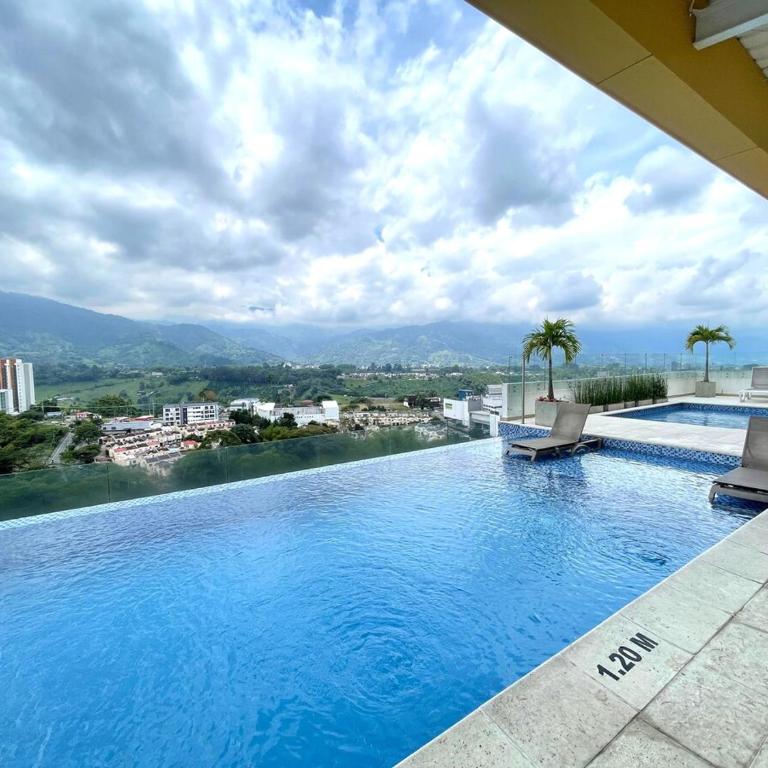 Clubh310 Apartamento con piscina, gimnasio y barbacoa, vistas a la coordillera - Apartment - 69