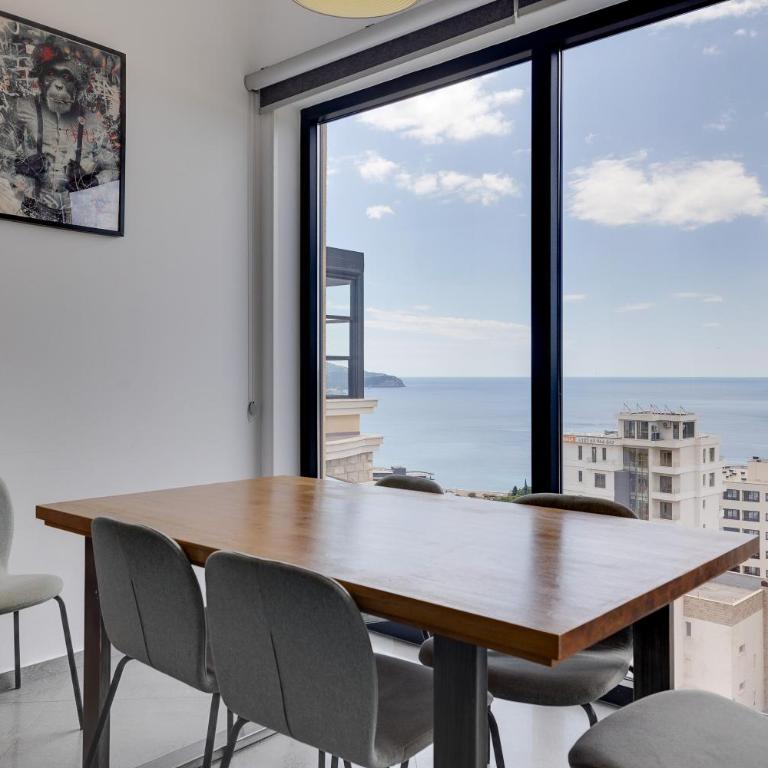Modern Top Floor Sea View 3BR with Pools, Spa & Fitness - Apartment with Sea View - 67
