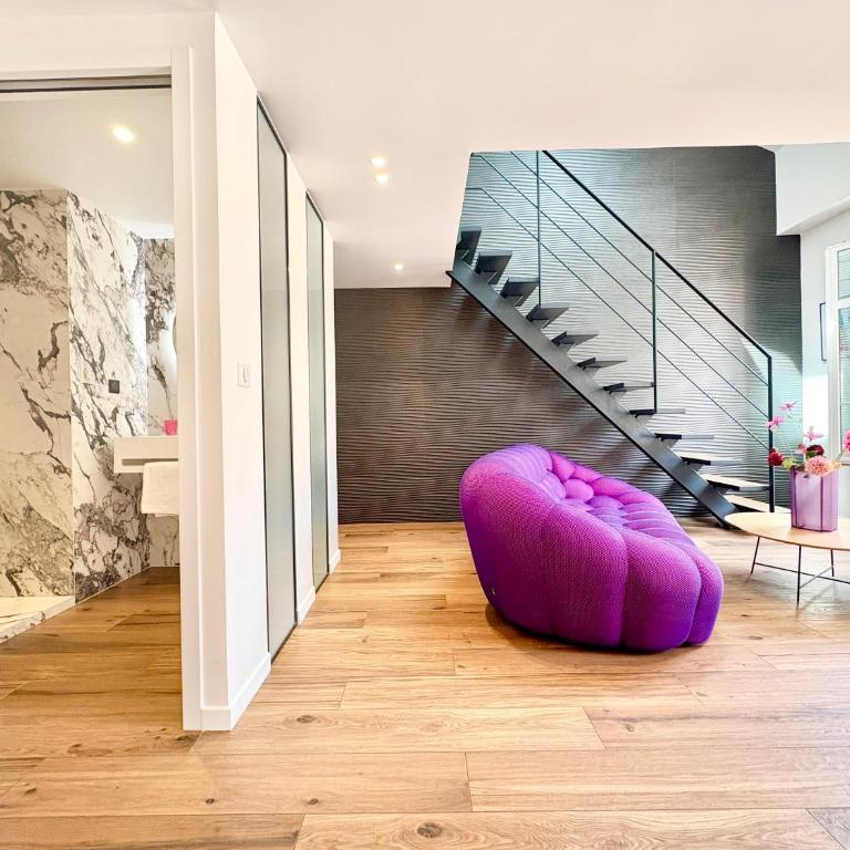 Duplex en plein cœur de Cannes, 5 min walk to Croisette and Palais - Apartamento de 2 dormitorios - 10