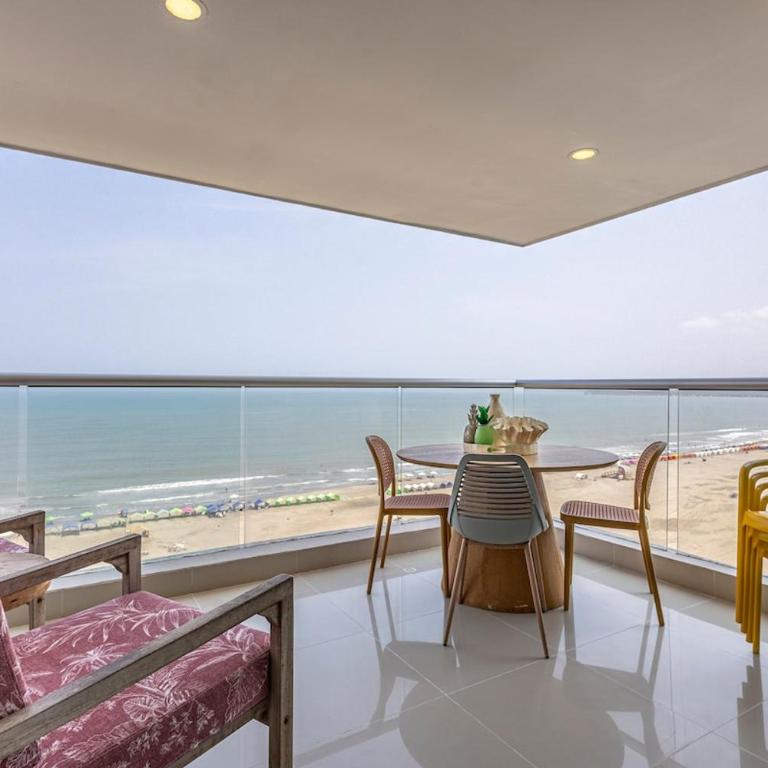 Luxurious Beachfront 3BR, Pool & Ocean Views - Three-Bedroom Apartment - 1