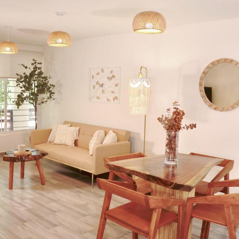 PAKAL Departamento en Cancún Céntrico, Decorado con Encanto y Cómodo - Apartamento de 1 dormitorio - 11