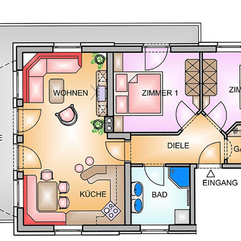 Appartementhaus Anna - Appartement 2 Chambres - 22