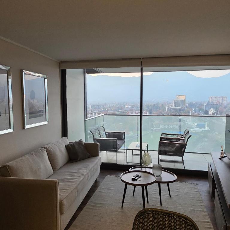 Tudptoenchile - Apartamento de 1 Dormitorio con balcón y vistas a la ciudad - 1