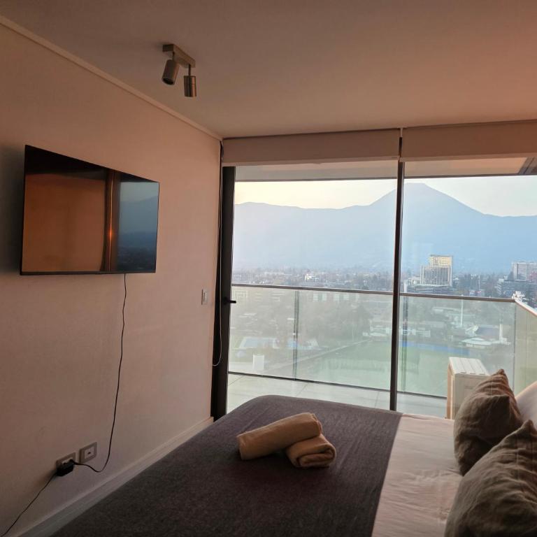 Tudptoenchile - Apartamento de 1 Dormitorio con balcón y vistas a la ciudad - 6