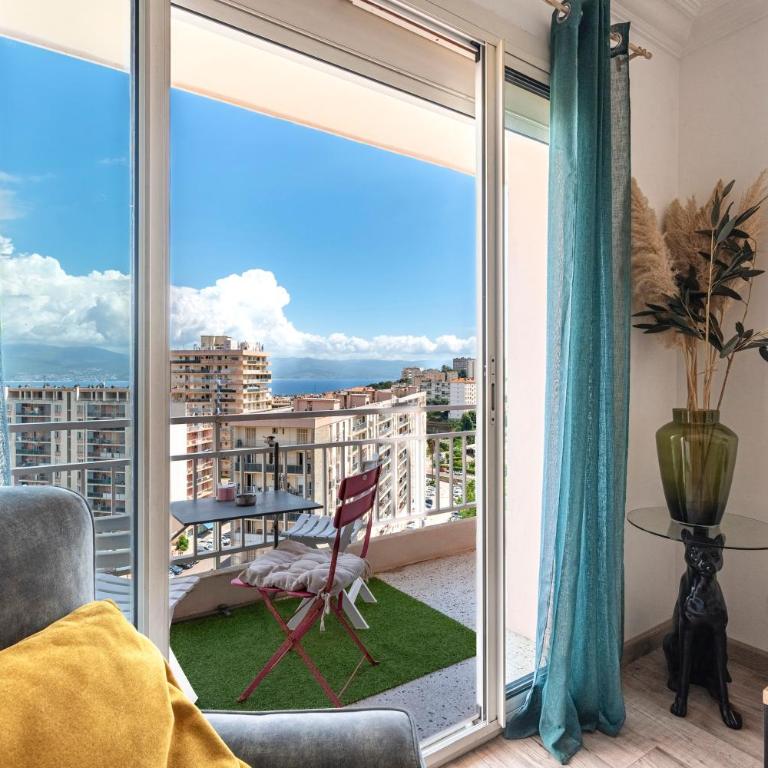 Le Renoso - Climatisé vue mer et montagne - Appartamento con 2 Camere da Letto - 7