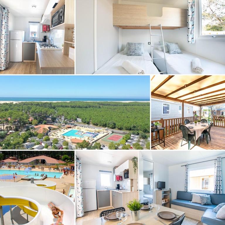 Sekoya Lodge, Mobile Home 500m de la plage - Apartamento de 2 dormitorios - 12