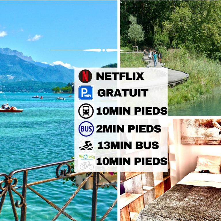Annecy calme proche centre parking gratuit - Studio - 8