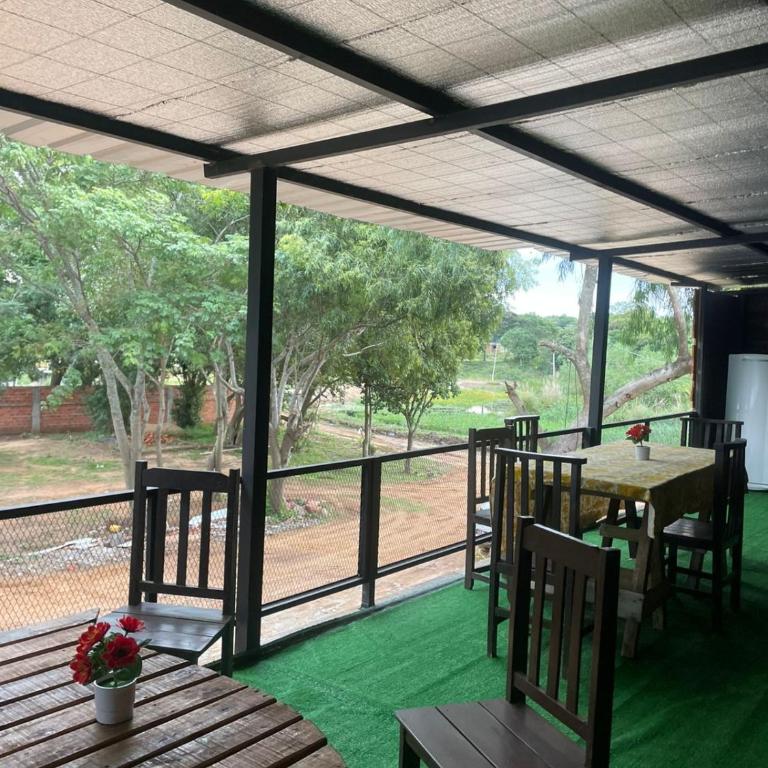 CABAÑA ROHAYHU- Frente al rio Paraná -Coratei-Ayolas Misiones-Paraguay - Double Room with Park View - 2