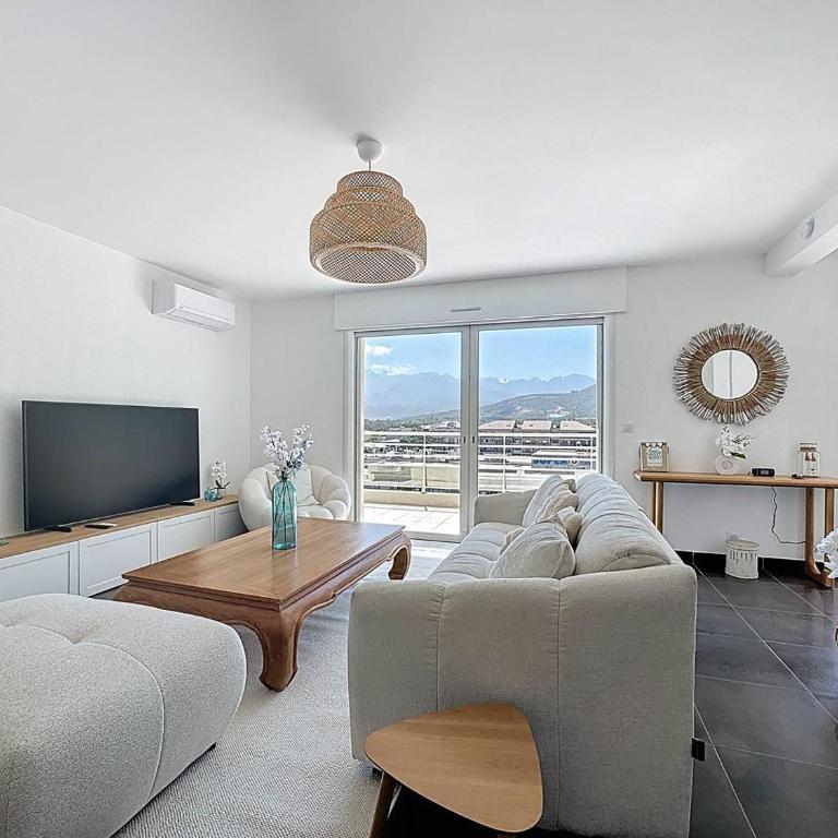 T3 d’Exception avec Vue Panoramique sur la Baie de Calvi - Appartement 2 Chambres - Vue sur Mer - 14