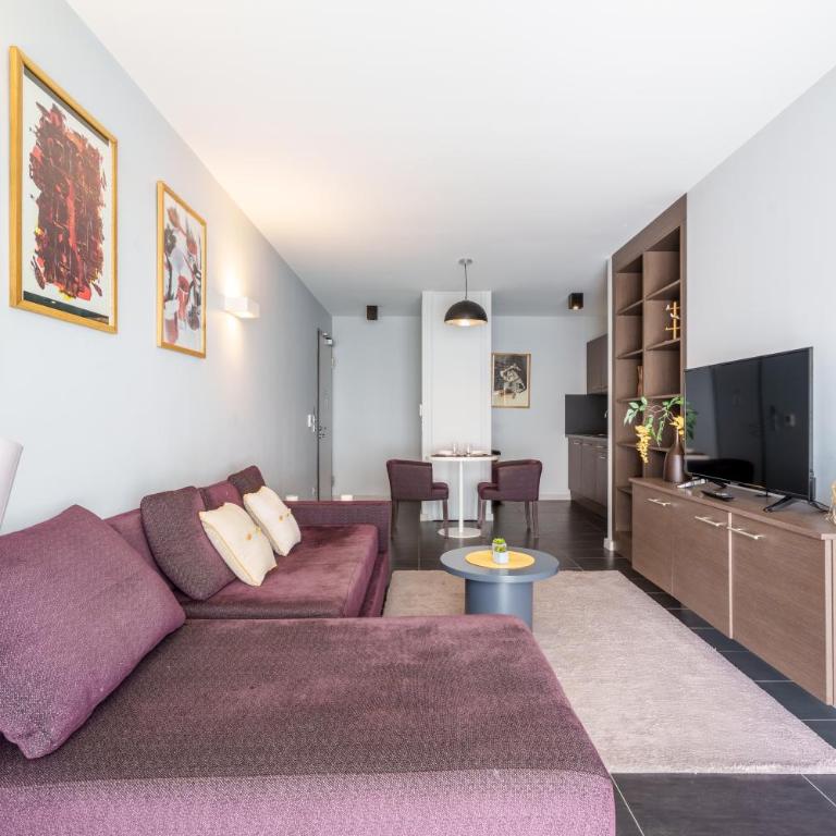 Apparthôtel Tempologis - St Germain à Grenoble - Appartement avec Balcon - 12