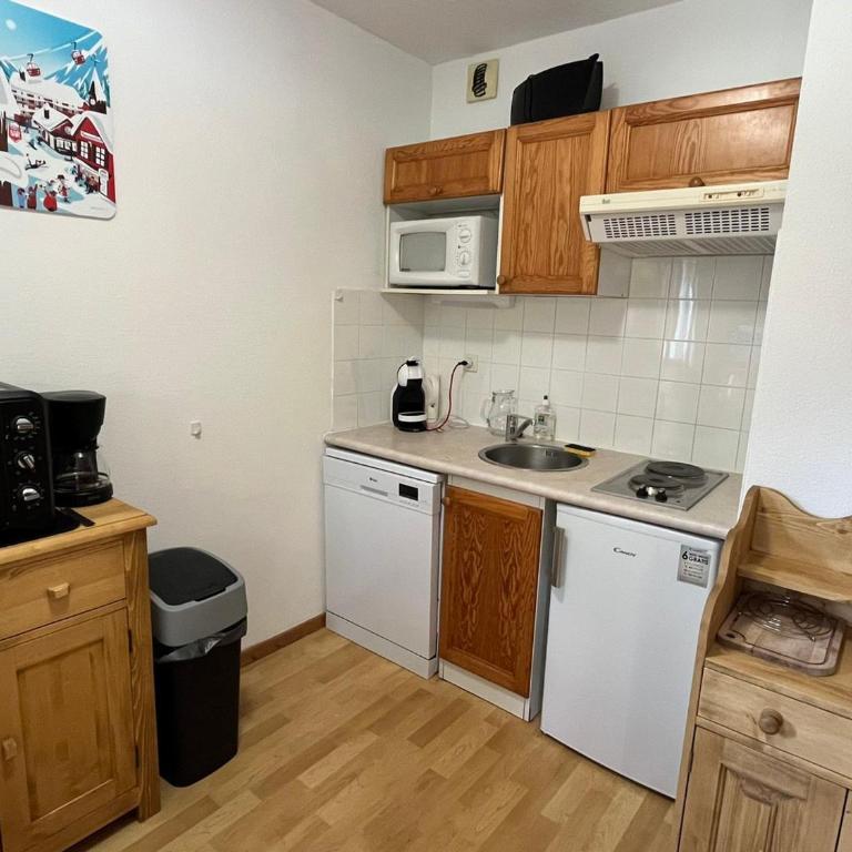 Confortable 2 pièces cabine à Samoëns avec wifi, parking et animaux admis - FR-1-629-105 - Apartment - 16