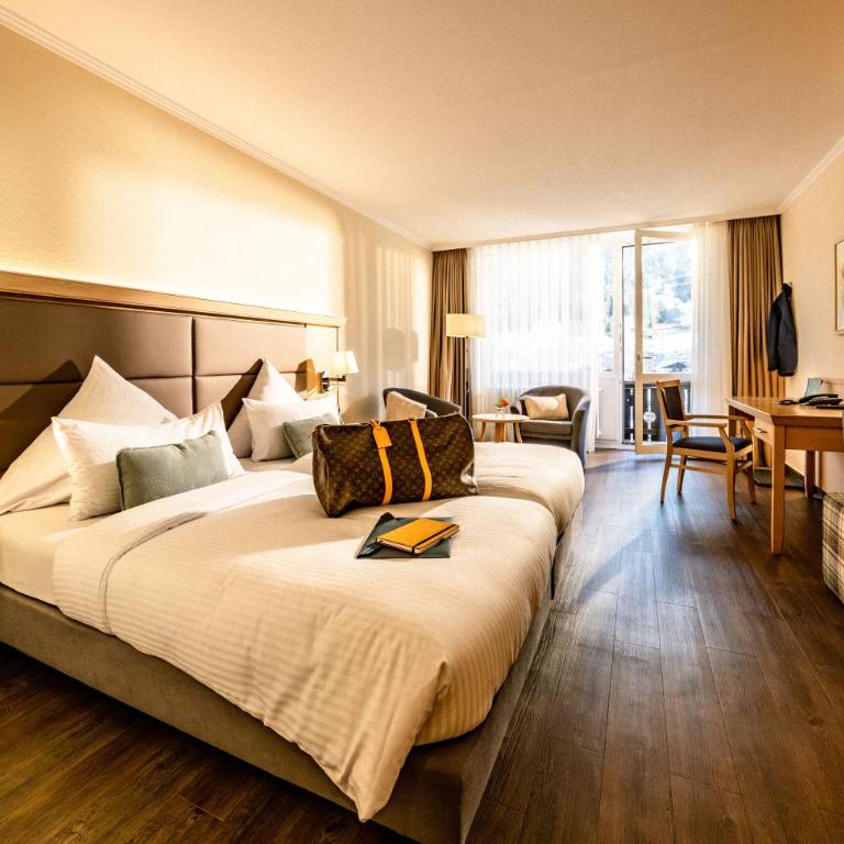 Eibsee Hotel - Doppel-/Zweibettzimmer mit Bergblick - 1