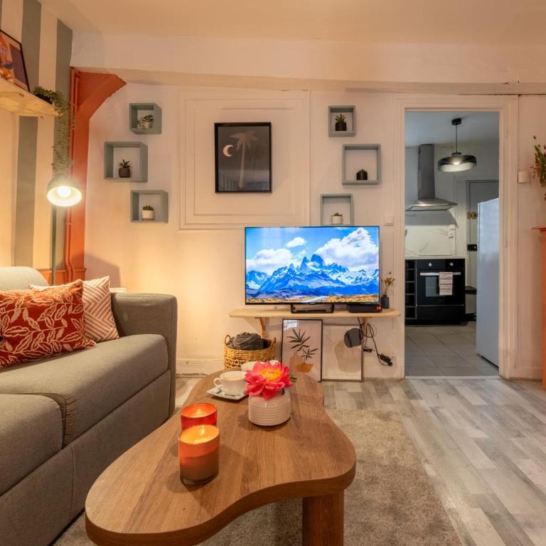 Olympe by Kleidos, Appartement 4P, rue calme, Centre Historique, Proche Gare - Appartamento con 1 Camera da Letto - 12