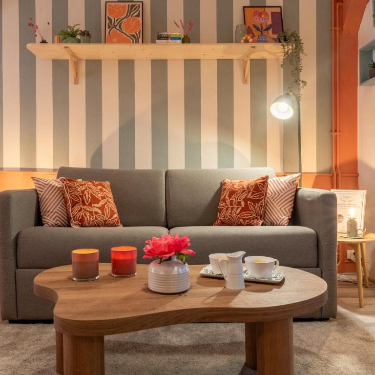 Olympe by Kleidos, Appartement 4P, rue calme, Centre Historique, Proche Gare - Appartamento con 1 Camera da Letto - 2