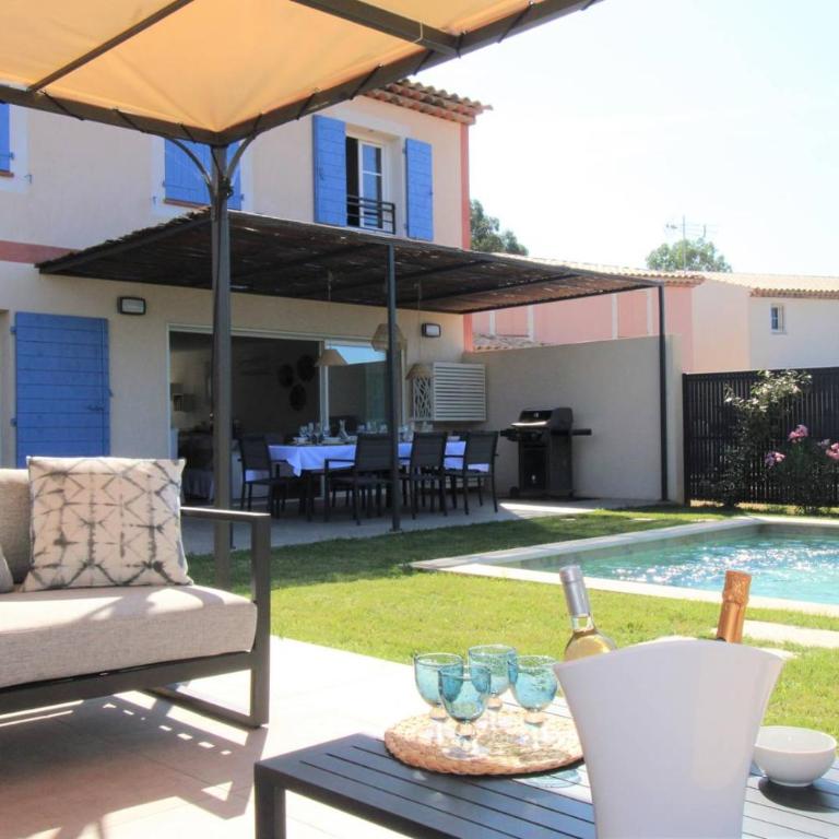 A Grimaud dans le Golfe de St Tropez - Villa avec piscine privative plage à pied - Maison 4 Chambres - 1