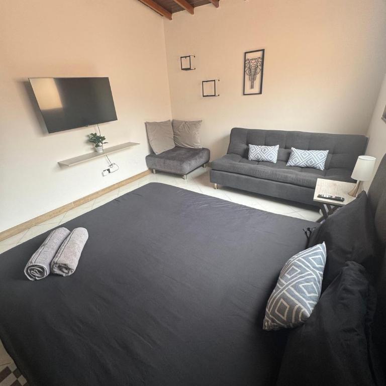 Manila Studio - Apartamento Loft de 1 dormitorio con balcón - 1