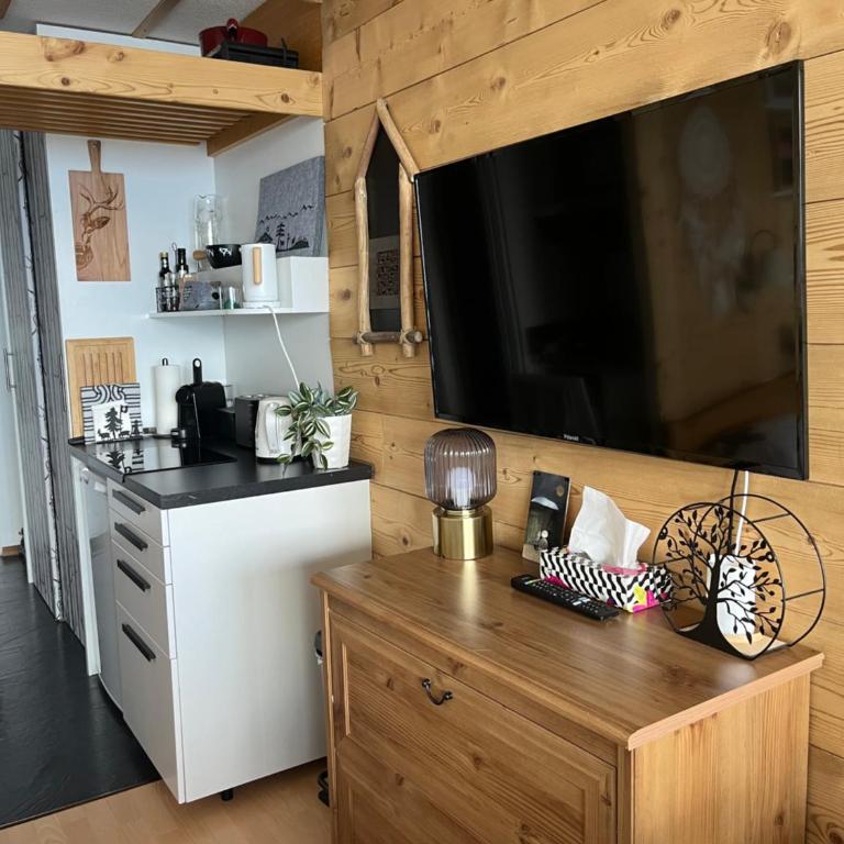 Studio chaleureux, confortable, avec vue sur les Alpes - Apartamento de 1 dormitorio - 6