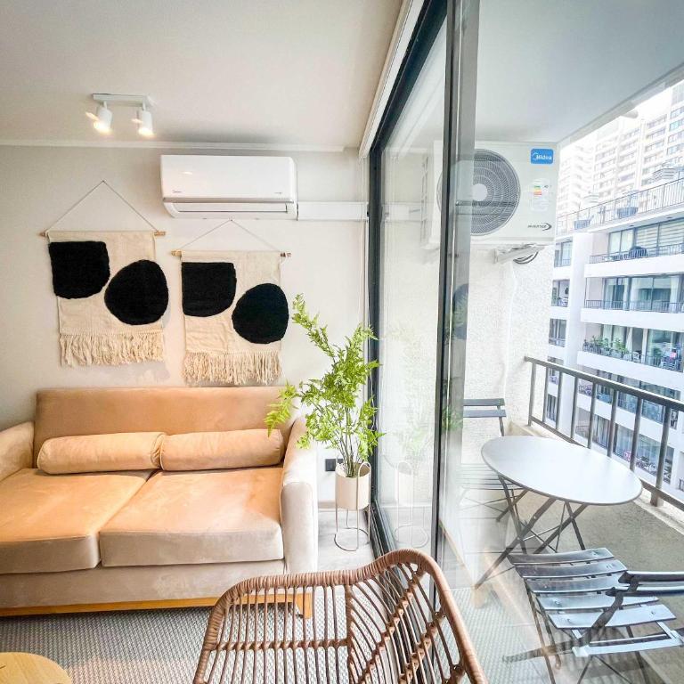 HOM I Comodo y Nuevo Depto1D1B 2PAX SantiagoCentro - Apartamento - 22