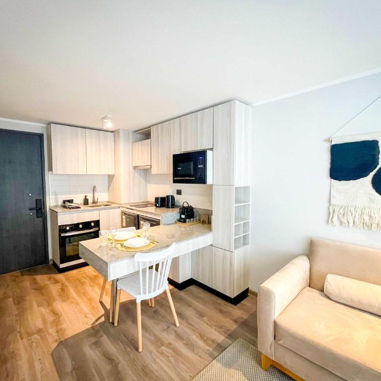HOM I Comodo y Nuevo Depto1D1B 2PAX SantiagoCentro - Apartamento - 44