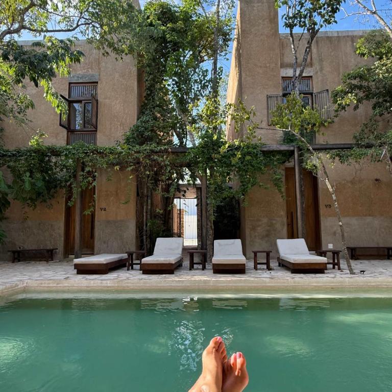 Boho 3BR Villa Organic Design Gated & Rooftop - Villa - 34