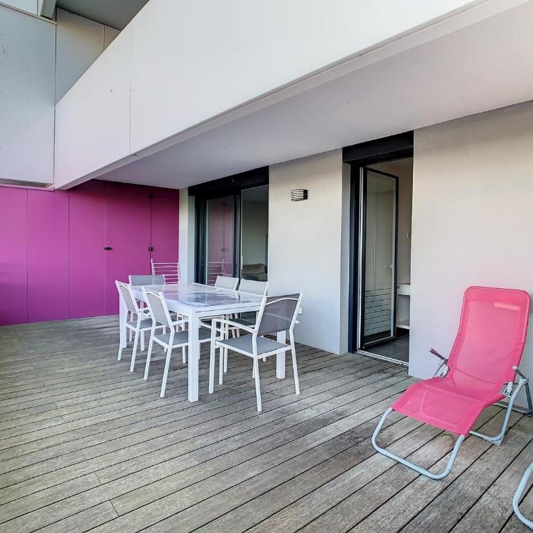 Appartement F2 avec Terrasse, Piscine Commune, Proche Plage - Appartement 1 Chambre - 2