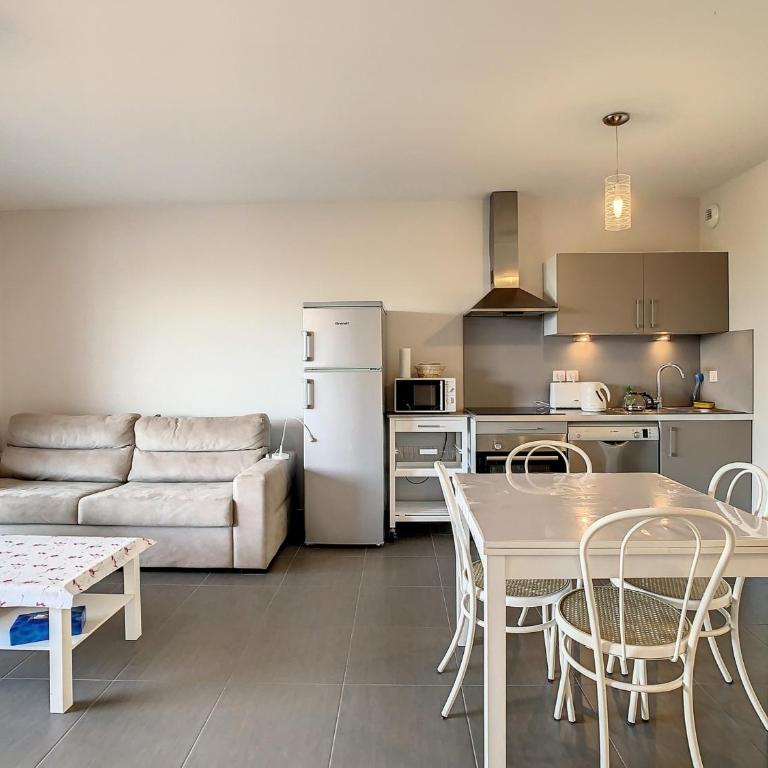 Appartement F2 avec Terrasse, Piscine Commune, Proche Plage - Appartement 1 Chambre - 5