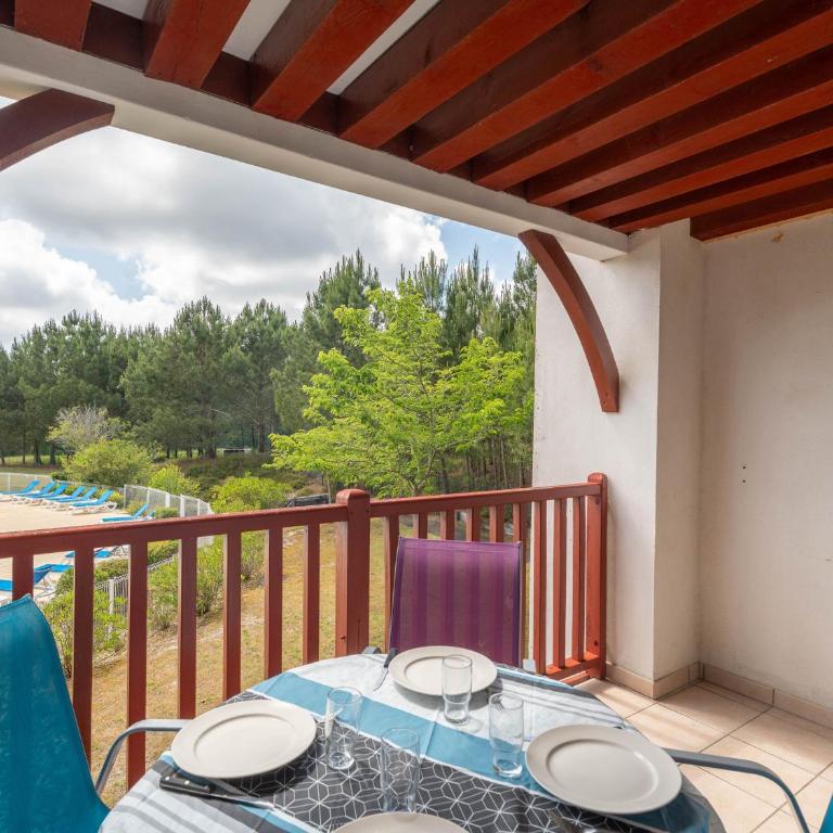 Appartement avec balcon et piscine - Golf de Biscarrosse - 4 pers - FR-1-319-616 - Appartement - 8