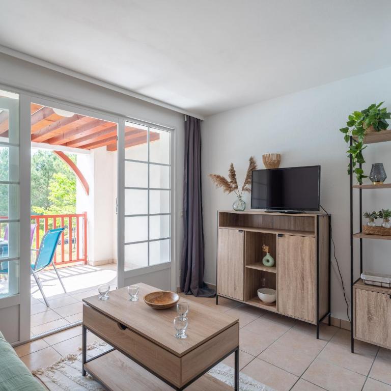 Appartement avec balcon et piscine - Golf de Biscarrosse - 4 pers - FR-1-319-616 - Appartement - 12